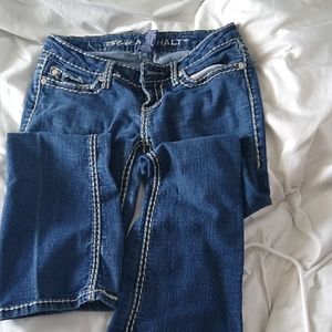 Blue asphalt jeans